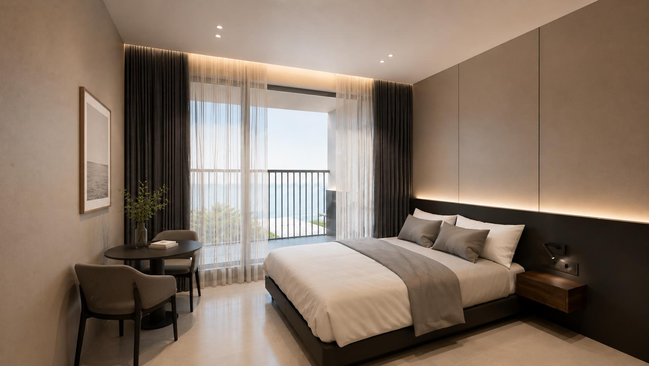 Quiet Stone Residence — 실내 공간 콘셉트, 전체 공간