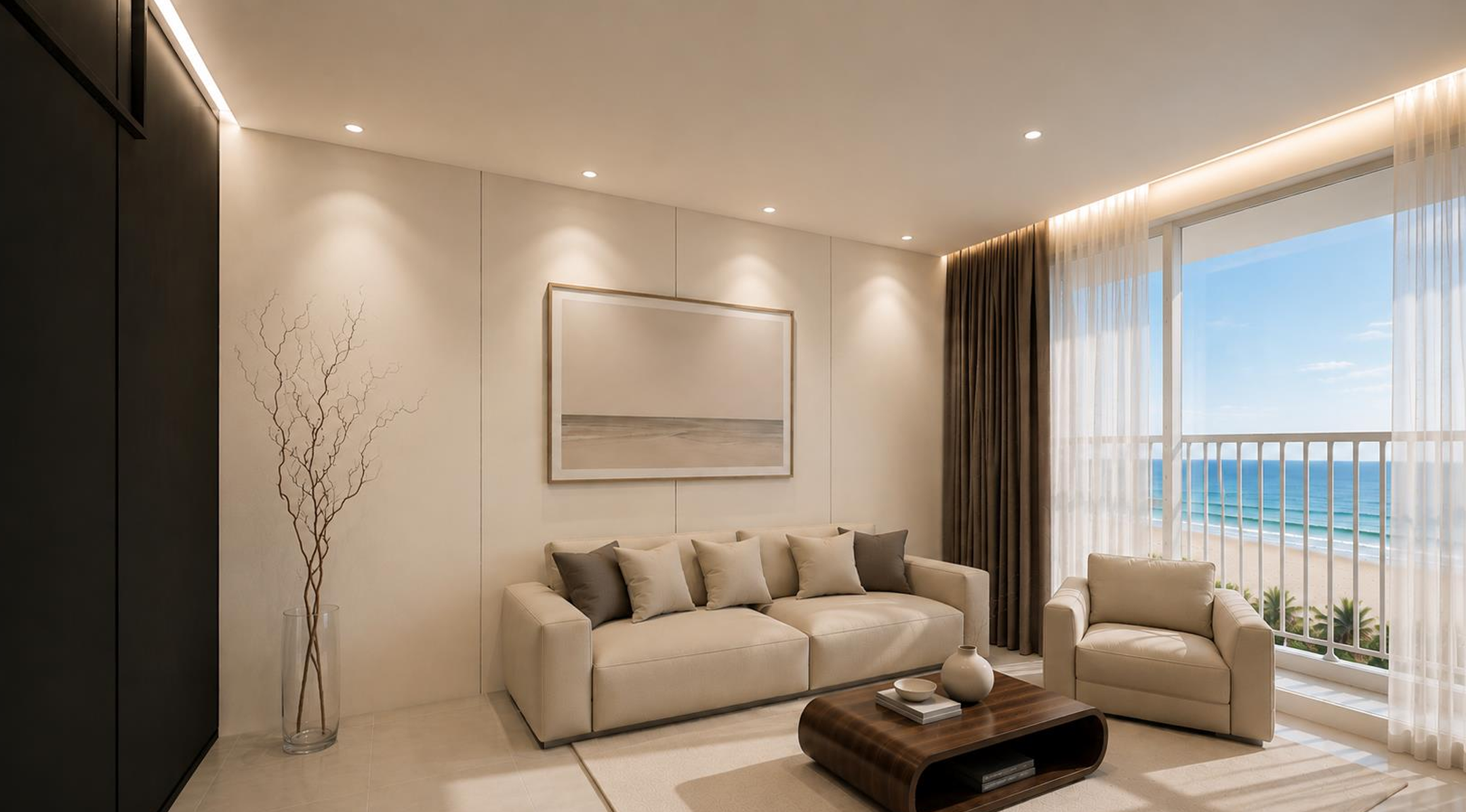 Quiet Stone Residence — 실내 공간 콘셉트, 공간의 연결