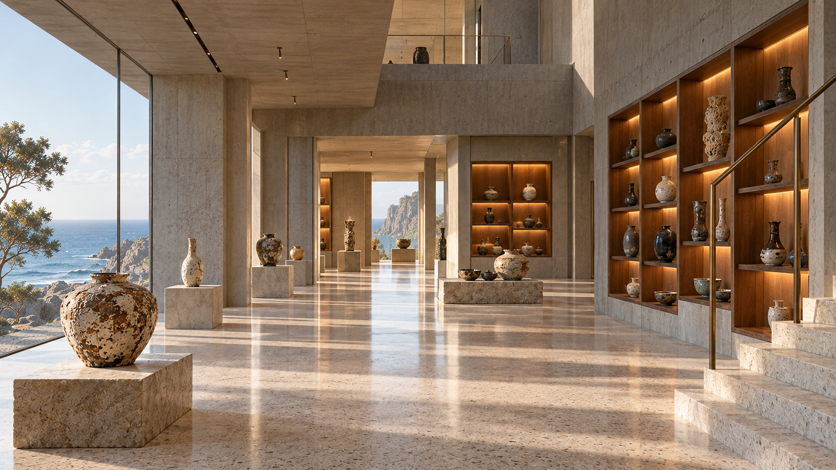 Coastal Ceramic Archive — 전시 공간 콘셉트, 다른 시점