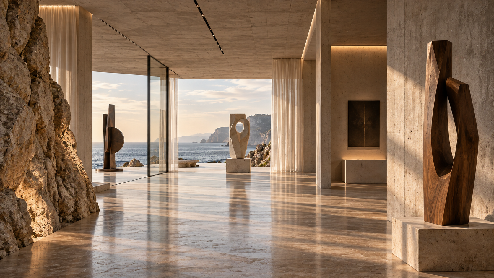 Monolith Design Museum — 전시 공간 콘셉트, 공간의 연결