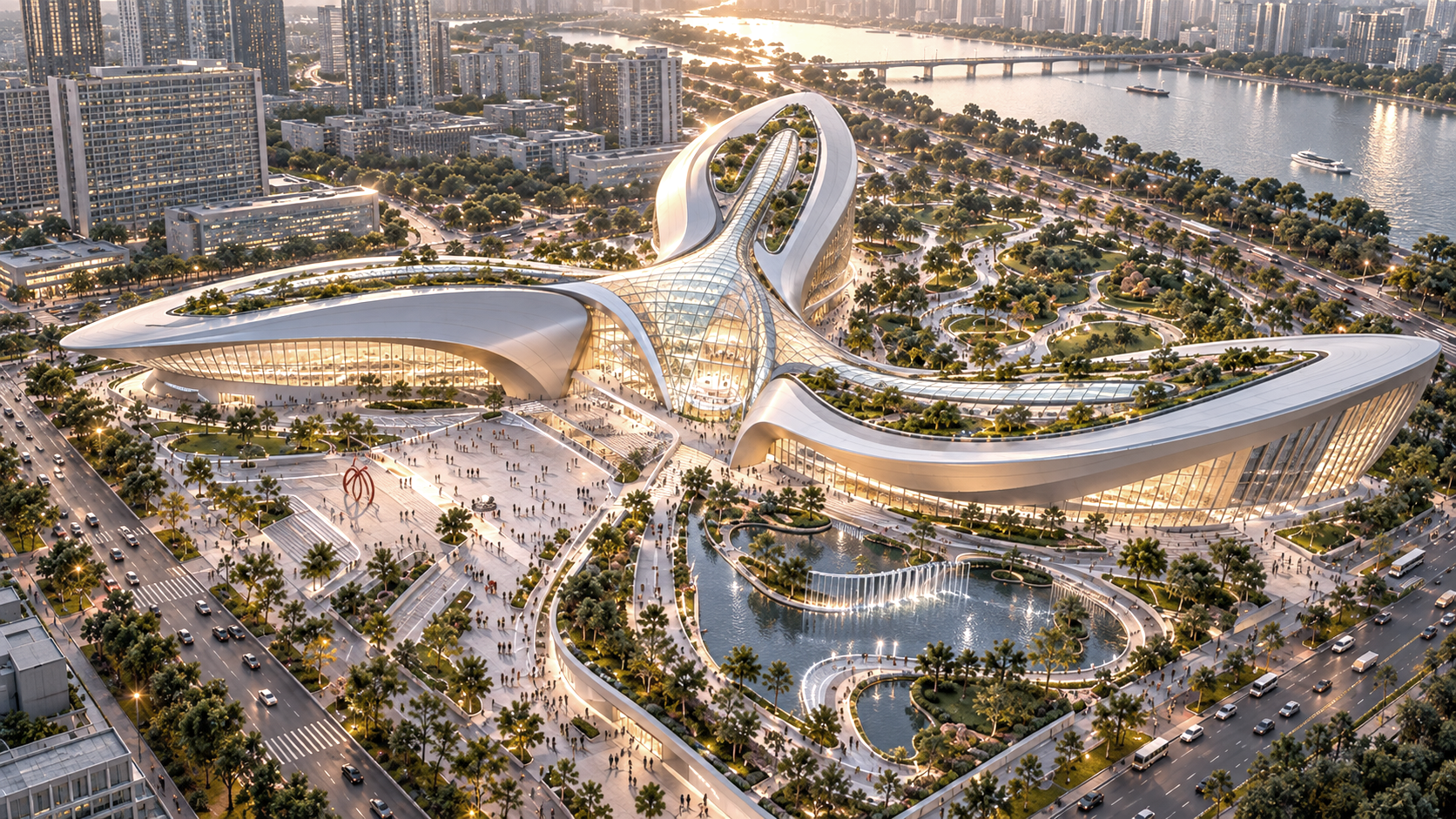 Alpine Pavilion — 건축 외관 콘셉트, 다른 시점