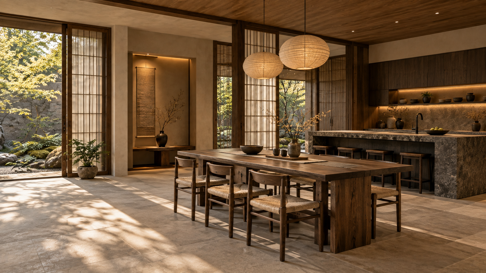 Quiet Tea Residence — 실내 공간 콘셉트, 공간의 연결