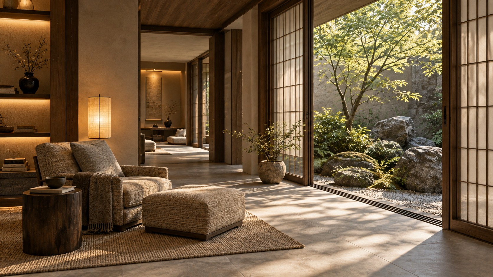 Quiet Tea Residence — 실내 공간 콘셉트, 공간의 분위기