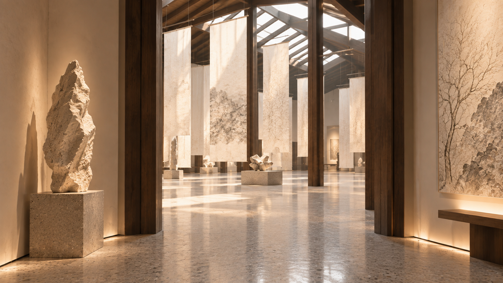 Paper Light Museum — 전시 공간 콘셉트, 공간의 연결